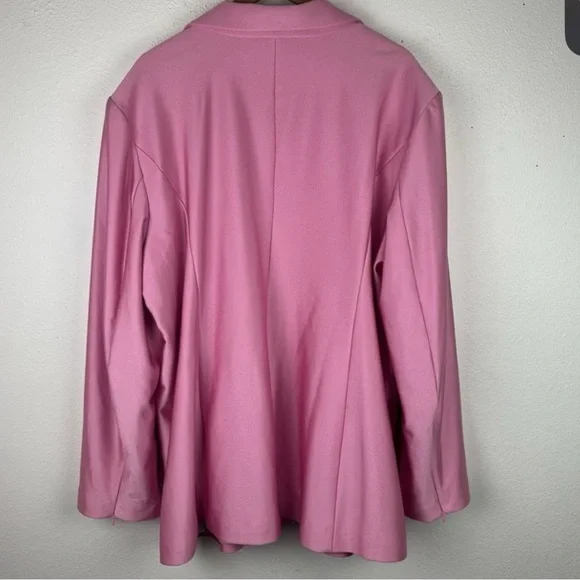 Good American Women's Sculpted Pink Blazer - Picture 6 of 8